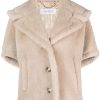 Donna MAX MARA Capispalla | Giacca In Ecopelliccia A Maniche Corte